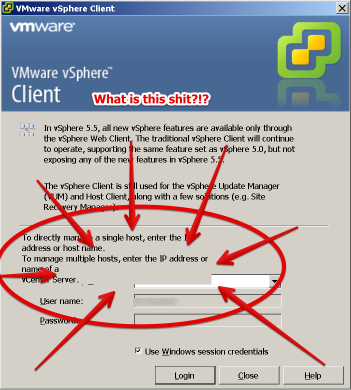 Mess Up vSphere Login